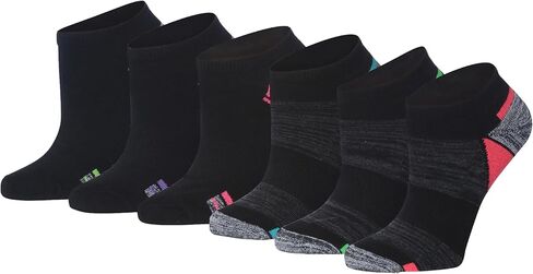 Tipi Toe Women's Athletic Cushioned Comfort Ankle Socks With Arch Support, Mesh Design. Perfect for Running & Sports (6 Pack) in Kuwait