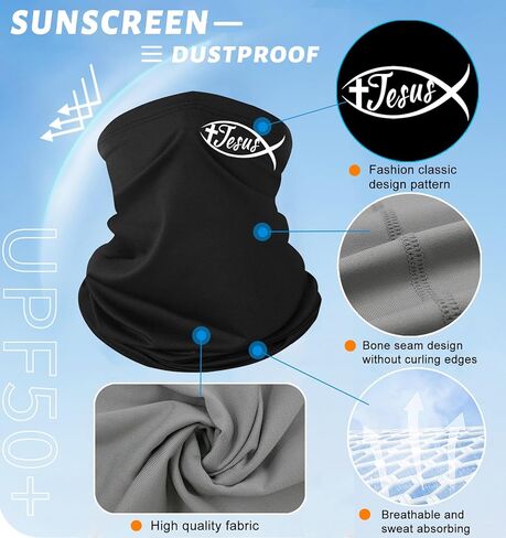 neck gaiters for men bandanas balaclava half face mask men Windproof black ski mask in Kuwait