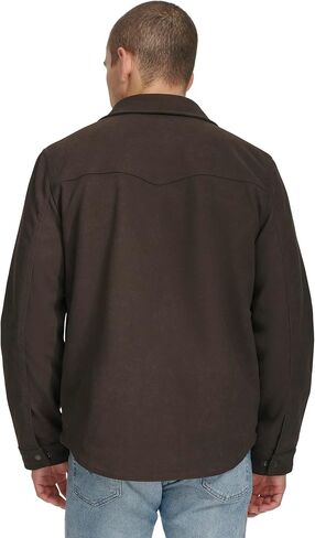 Levi's Men's Faux Leather Shirt Jacket in Saudi Arabia