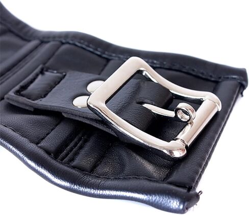 Generic Complete your Costume with a Stunning V Neck Leather Choker, Black in Saudi Arabia