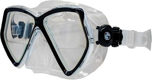 Sherwood MA50BS Oracle+ Scuba Dive Snorkel Mask, Black Silicone in Saudi Arabia