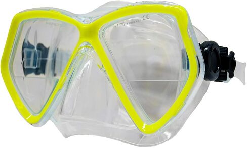 Sherwood MA50BS Oracle+ Scuba Dive Snorkel Mask, Black Silicone in Saudi Arabia