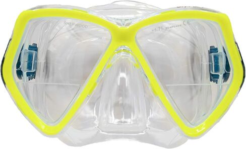 Sherwood MA50BS Oracle+ Scuba Dive Snorkel Mask, Black Silicone in Saudi Arabia