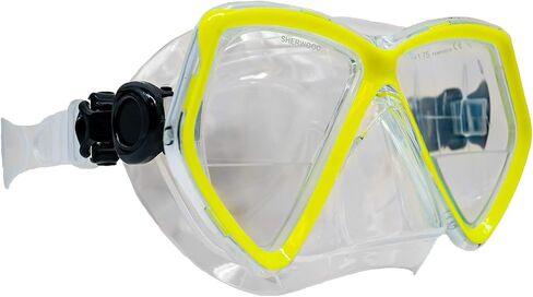Sherwood MA50BS Oracle+ Scuba Dive Snorkel Mask, Black Silicone in Saudi Arabia