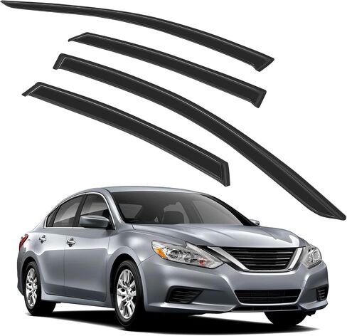 SCITOO Window Visors Outside Mount Window Visor Deflector Rain Guard Compatible with 2013-2018 for Nissan for Altima 4Pcs Set in Saudi Arabia