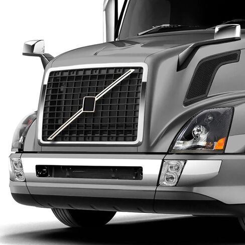 DNA MOTORING FL-HAY-009-BK Pair of LED Fog Lights High/Low Beam Reflectors Compatible with 2018-2022 Volvo VNL, Black/Clear in Saudi Arabia