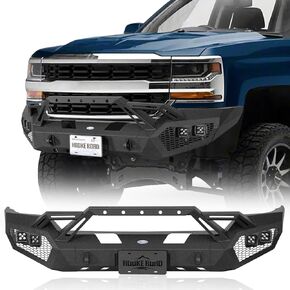 Hooke Road Earthshaker Front Prumper لعام 2016 2017 2018 Chevy Chevrolet Silverado 1500 Pickup Truck ، Rock Crawler Presection Pumper with Winch Plate Bul Bar D Ring Mounts in Kuwait