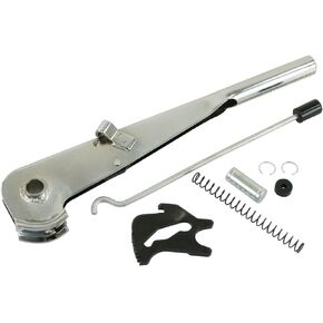 4549 CHROME EMERGENCY BRAKE HANDLE KIT, VW VOLKSWAGEN TYPE 1 BUG, BEETLE, SUPER BEETLE, ALL YEARS in Saudi Arabia