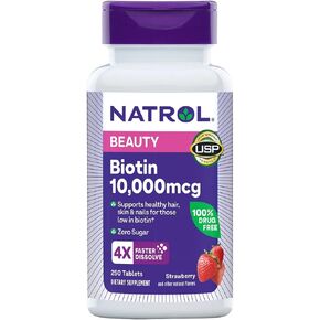 Natrol Biotin 10,000 mcg. Fast Dissolve Tablets, 250 Count in Kuwait