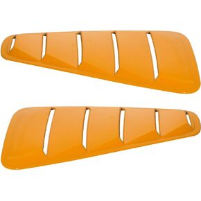 IKON MOTORSPORTS, Window Delete Panels Compatible With 2005-2009 Ford Mustang V6, Factory Style Unpainted PP Sun Rain Shade Guard Wind Vent Air Deflector, 2006 2007 2008 in Saudi Arabia