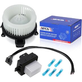 MOCA Front HVAC Heater Blower Motor & Blower Motor Resistor Fit 2010-2012 for Ford Fusion & 2010-2012 for Lincoln MKZ & 2010-2011 for Mercury Milan w/Automatic Temperature Control in Kuwait