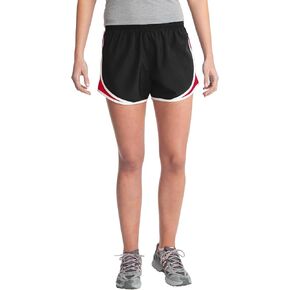 SPORT-TEK Women's Cadence Short | Athletic Workout Bottoms for Running, Gym & Yoga in Saudi Arabia