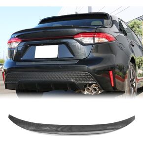 Trunk Spoiler Compatible with 2020-2025 Toyota Corolla Sedan, ABS Plastic Painted Gloss Black IKON Style Rear Trunk Tail Lid Racing Spoiler Wing in Saudi Arabia