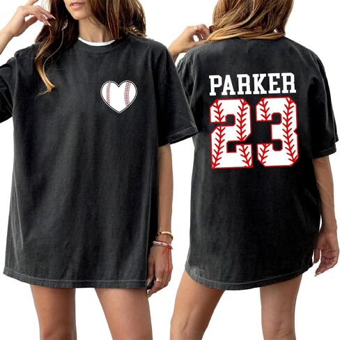 Custom Baseball Shirt, Baseball Comfort T-Shirt Color,Personalized Baseball Team Shirt,Baseball Gift,Baseball Fan Tee in Kuwait