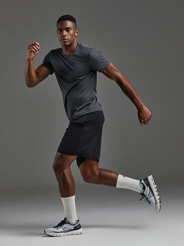 Men's Short Sleeve UPF 50+ T-Shirt Quick Dry Workout Athletic Running Top Tee Performance Shirts in Saudi Arabia