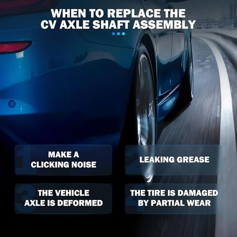 Front Right CV Axle Shaft Assembly - Compatible With 2011-2012 for INFINITI G25 X All Wheel 2004-2008 for INFINITI G35 X All Wheel 2009-2013 for INFINITI G37 X Sedan All Wheel CV AXLE OE 60-6282 in Kuwait