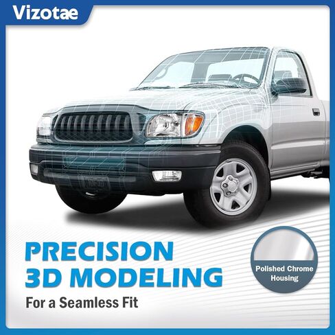 Headlights Assembly for 2001-2004 Toyota Tacoma Halogen Headlamp Replacement, High/Low Beam W/Bulbs, Driver & Passenger Side in Kuwait