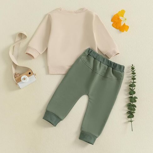 Kaipiclos ملابس خريفية للأطفال الأولاد ملابس شتوية مطرزة صغيرة للأطفال 6 12 18 24 شهرًا ملابس شتوية لطيفة للأطفال الرضع in Kuwait