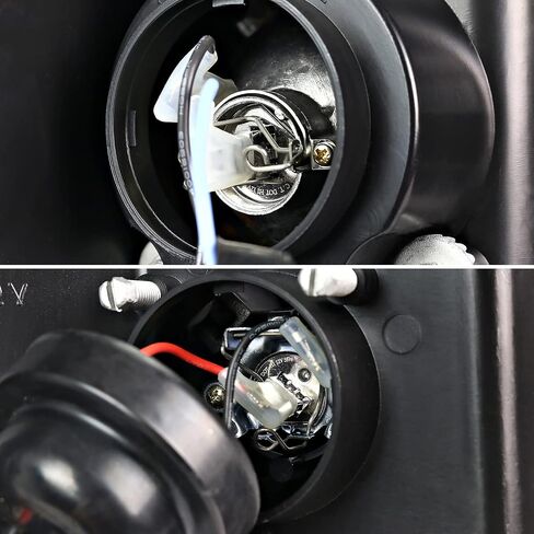 SPEC-D TUNING LED Dual Halo Glossy Black Housing Smoke Lens Projector Headlights Compatible with 2006-2008 Dodge Ram 1500, 2006-2009 Dodge Ram 2500/3500, Left + Right Pair Headlamps Assembly in Kuwait