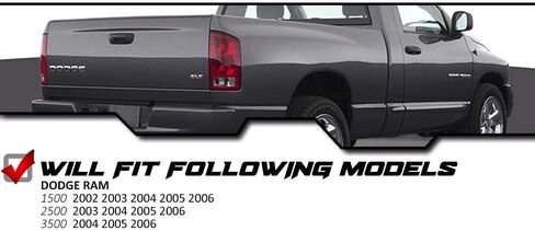 EPIC LIGHTING Halogen Replacement Spec Tail Lights w/Bulbs Circuit Board Compatible with DODGE 02-06 RAM 1500 2500 03-06 RAM 3500 [ CH2800147 CH2801147 55077347AD 55077348AF ] Pair in Saudi Arabia