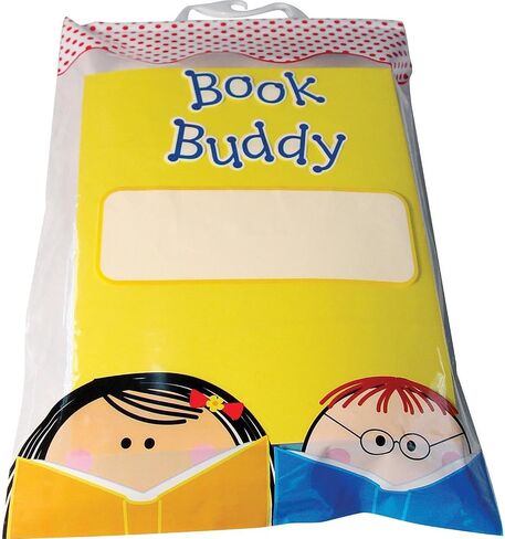 Creative Teaching Press Stick Kids Book Buddy Bags, CTP Classroom Supplies, Multi-Color, Pack of 6, 10 1/2" x 12 1/2" in Saudi Arabia