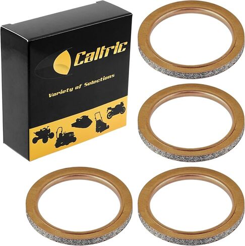 Caltric Muffler Pipe Gaskets Compatible with Yamaha Fjr1300 Fjr1300A Fjr1300Ae Fjr1300E 2003-2014 in Saudi Arabia