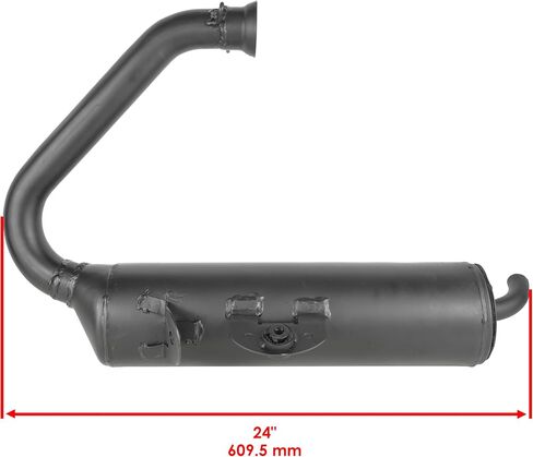 كاتم الصوت العادم Caltric متوافق مع Yamaha 1xD-E4710-02-00 1xD-E4710-01-00 1xD-E4710-02-00 in Saudi Arabia
