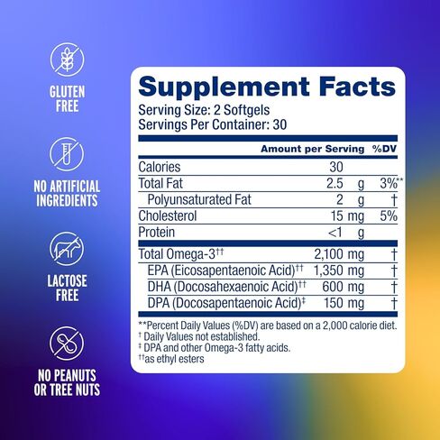OMEGA-3 2100 60 softgels in Kuwait