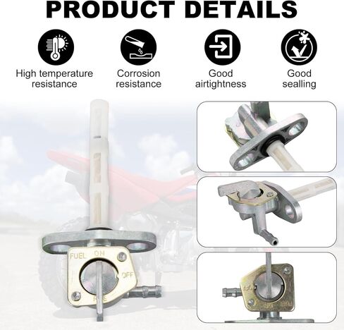 PSLER Fuel Petcock Valve Tank Switch for CRF 50 70F 80F, Fuel Petcock Valve Replacement Parts for XR50R 70R 80R 100R 16960-GEL-701 16950-GCF-671 in Saudi Arabia