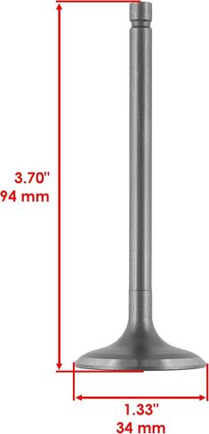 طقم صمام المدخول Caltric متوافق مع Yamaha TTR225 1999 2000 2001 2002 2003 2004 / 5H0121110200 in Saudi Arabia