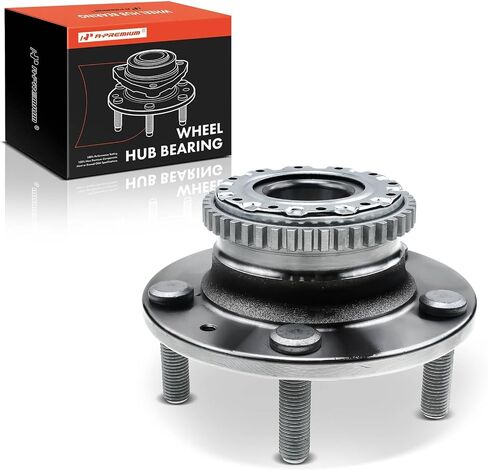 A-Premium الخلفي محمل وتجميع المحور مع حلقة ABS و 5-lug متوافق مع Hyundai Tiburon 2003-2008 in Saudi Arabia