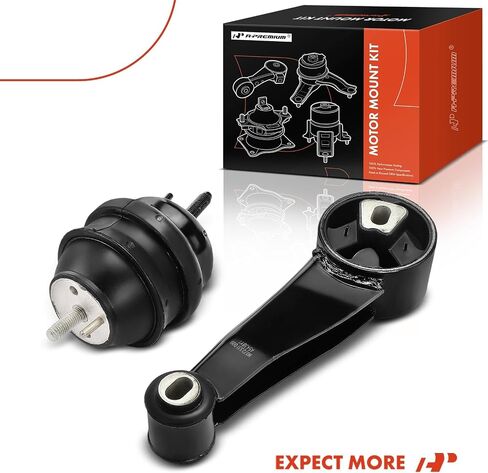 A-Premium 2PCS Engine Motor Mount and Torque Strut Mount Kit Compatible with Buick Lucerne 2009 2010 2011 3.9L, Naturally Aspirated Only in Saudi Arabia