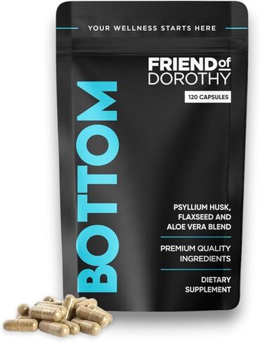 مكمل الألياف السفلية لوقت إعداد سهل - يساعد على تعزيز انتظام الجهاز الهضمي - يعتمد على قشر السيلليوم - للرجال الذين هم بوتوم، 90 كبسولة نباتية in Kuwait