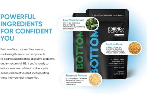 مكمل الألياف السفلية لوقت إعداد سهل - يساعد على تعزيز انتظام الجهاز الهضمي - يعتمد على قشر السيلليوم - للرجال الذين هم بوتوم، 90 كبسولة نباتية in Kuwait