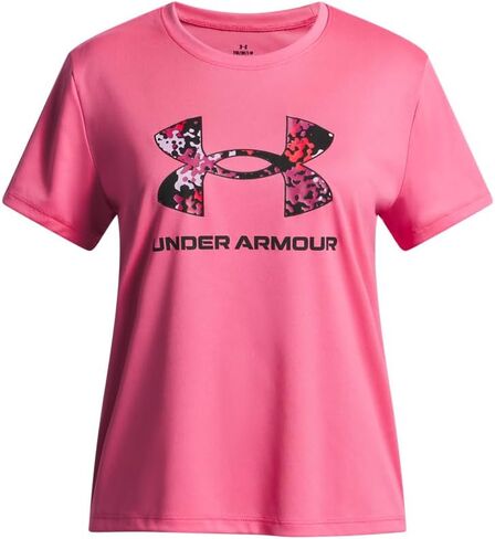 Under Armor Girls 'Tech Print Fill Stirt Sere Sleeve T Shirt in Saudi Arabia
