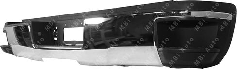MBI AUTO - Chrome, Rear Step Bumper Assembly Compatible with 2015-2019 Chevy Silverado & GMC Sierra 2500 3500 Dually 15-19, GM1103188 in Saudi Arabia