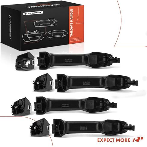 A-Premium خارج الباب الخارجي مقابض متوافقة مع Toyota 4runner 2010-2020 ، Land Cruiser 2009-2020 و Lexus GX460 2010-2021 ، مجموعة 4-PC ، سائق أمامي وخلفي وركاب. in Saudi Arabia