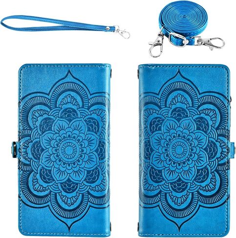 Asuwish Phone Case for Samsung Galaxy Note 20 5G Zipper Wallet Detachable Cell Cover with Tempered Glass Screen Protector Strap Flower Card Holder Note20 Notes 20s Twenty Not S20 Women Girls Rose Gold in Saudi Arabia