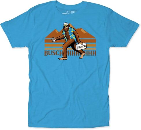 Busch Sasquatch Bigfoot Retro Style T-Shirt Funny T-Shirt in Kuwait
