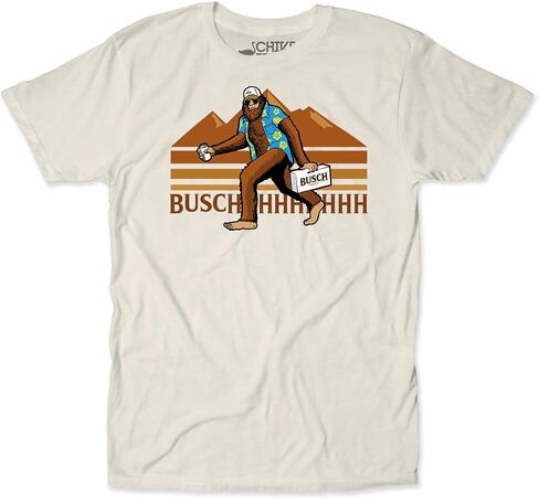 Busch Sasquatch Bigfoot Retro Style T-Shirt Funny T-Shirt in Kuwait