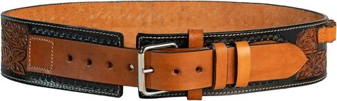 Hulara Full Grain Buff Leather Ammo Belt 22 Cartridge Belt Western Ammo Case Bullet Ammo Loops for Men in Kuwait