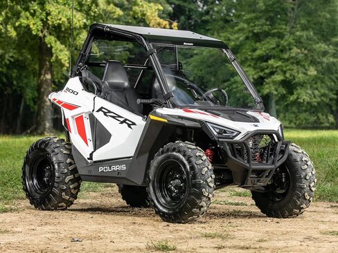 المصد الأمامي SuperAtv لـ 2022+ Polaris RZR 200 ، طلاء المسحوق الأسود المتداول للأشعة فوق البنفسجية ، يحمي الواجهة الأمامية بأكملها ، وتثبيت سهلة ، انظر التركيب ، الولايات المتحدة الأمريكية المصنوعة in Kuwait