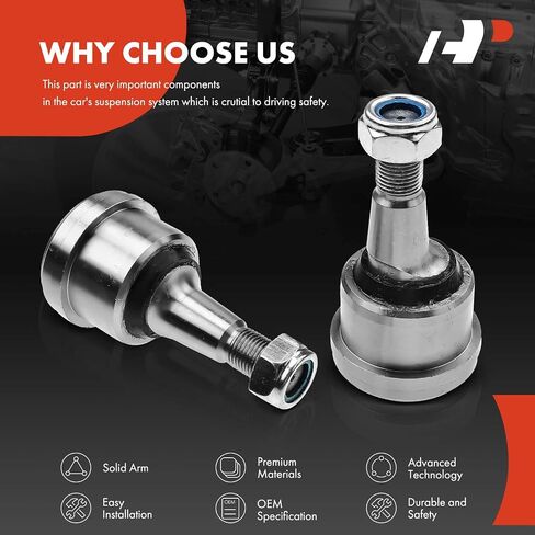 A-Premium 2 x Front Upper Ball Joint, Compatible with Dodge Ram 1500 2006-2008, Ram 2500 2003-2010, Ram 3500 2003-2010 & Ram 2500 2011-2023, 3500 2011-2023 in Saudi Arabia