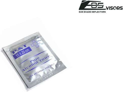 Fits All 2015-2020 Chevrolet Colorado Extended Cab Models | EOS Visors in-Channel Style Smoke Tinted Side Vents Window Deflectors Rain Guards in Kuwait