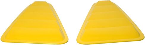 IKON MOTORSPORTS, Window Delete Panels Compatible With 2005-2009 Ford Mustang V6, Factory Style Unpainted PP Sun Rain Shade Guard Wind Vent Air Deflector, 2006 2007 2008 in Saudi Arabia