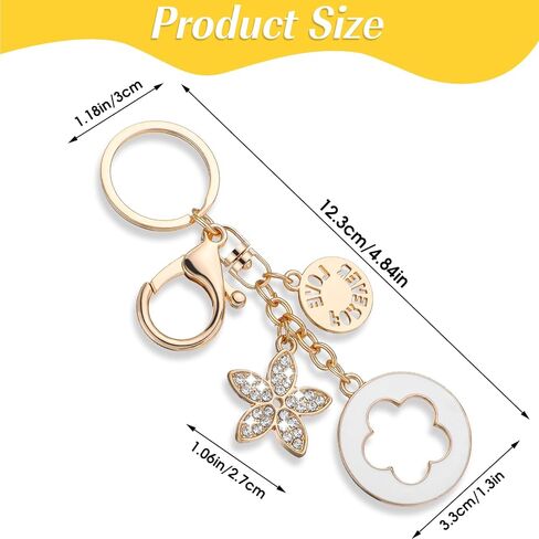 Purse Charms for Handbags, Cute Flower keychains for Women, Aesthetic Bluetooth Headset Pendant, Purse Accessories in Saudi Arabia