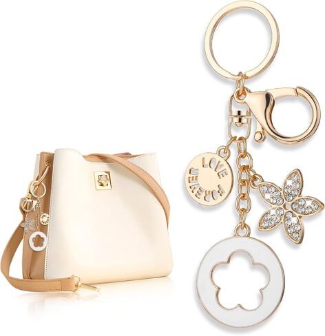 Purse Charms for Handbags, Cute Flower keychains for Women, Aesthetic Bluetooth Headset Pendant, Purse Accessories in Saudi Arabia