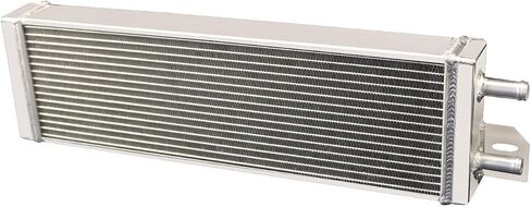 مبادل حراري سائل من الألومنيوم 2 من صف من أجل الماء إلى ماء توربو توربو 21 "W × 6.6" H × 2.2 "T Universal Intercoolers in Saudi Arabia