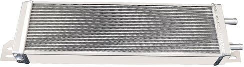مبادل حراري سائل من الألومنيوم 2 من صف من أجل الماء إلى ماء توربو توربو 21 "W × 6.6" H × 2.2 "T Universal Intercoolers in Saudi Arabia