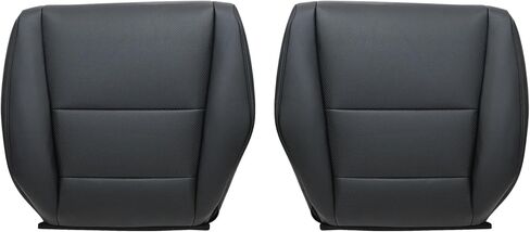 SecosAutoparts Driver & Passenger Side Bottom Perforated Leather Replacement Seat Covers Black Compatible with Acura TSX 2009 2010 2011 2012 2013 2014 in Saudi Arabia